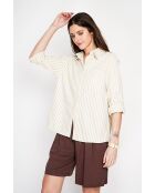 Jeannine Langes Oversize-Hemd aus Leinenmischung