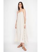 Langes Slingkleid Marguerite aus Leinen