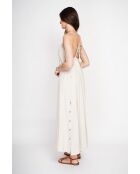 Langes Slingkleid Marguerite aus Leinen