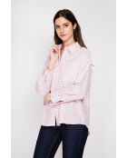 Hélène Rosée Langes Oversize-Hemd aus Leinenmischung