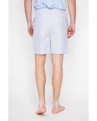 Pantaloncini Godefroi in misto lino marino