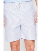 Pantaloncini Godefroi in misto lino marino
