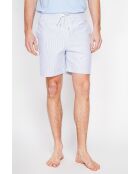 Pantaloncini Godefroi in misto lino marino