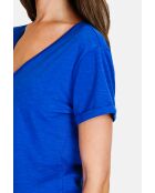 Josée Royal T-Shirt mit V-Ausschnitt aus Leinenmischung
