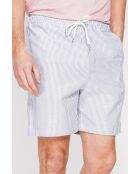Shorts Godefroi neri in misto lino