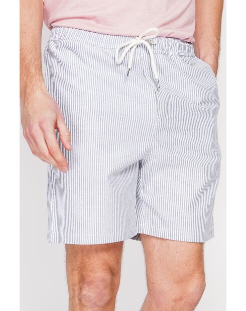 Shorts Godefroi neri in misto lino