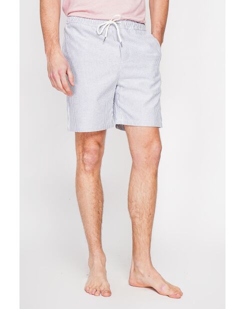Shorts Godefroi neri in misto lino