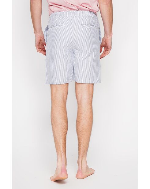 Shorts Godefroi neri in misto lino