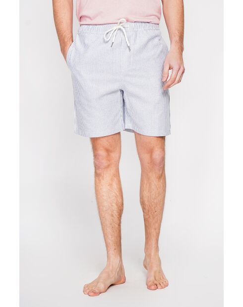 Shorts Godefroi neri in misto lino