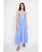 Bernadette Azur Sommer-Maxikleid aus Leinenmischung