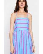 Bernadette Azur Sommer-Maxikleid aus Leinenmischung
