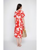 Renée Rooibos Langes Kleid aus Leinenmischung