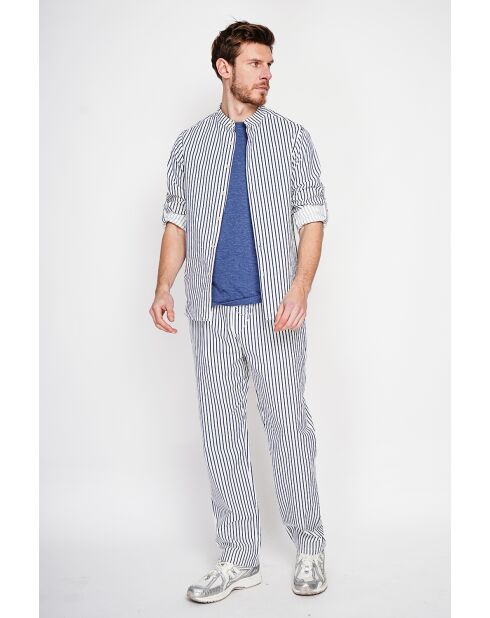Chemise 100% lin Frédéric marine