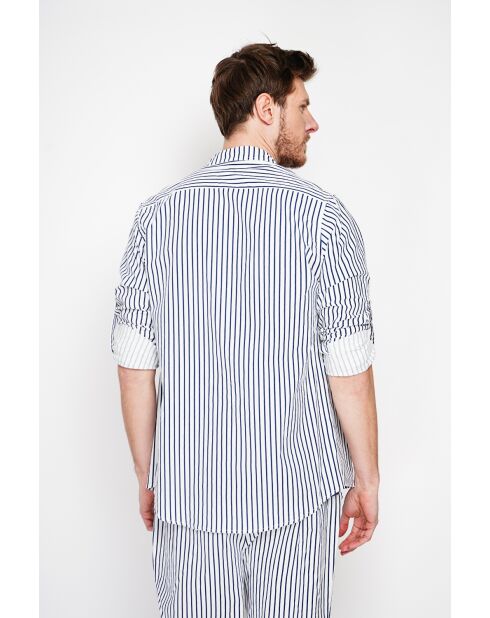 Chemise 100% lin Frédéric marine