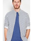 Chemise 100% lin Frédéric marine