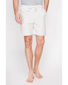 Shorts Godefroi in misto lino color cammello