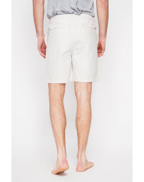 Shorts Godefroi in misto lino color cammello