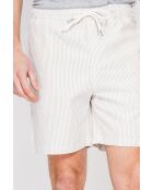 Shorts Godefroi in misto lino color cammello