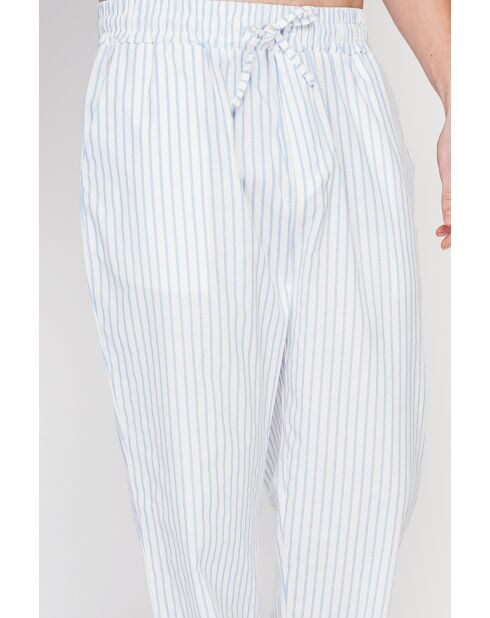 Gilbert Azur Hose aus 100% Leinen