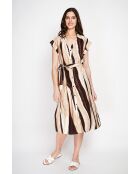 Lucette beige hemdjurk van linnenmix