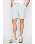 Shorts Godefroi in misto lino verdi