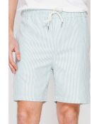 Shorts Godefroi in misto lino verdi