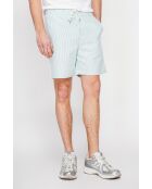 Shorts Godefroi in misto lino verdi