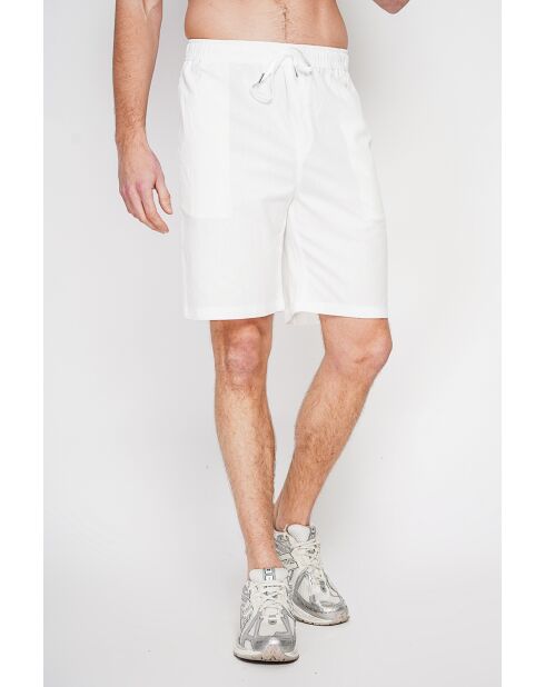 Bermuda bianchi Cedric 100% lino