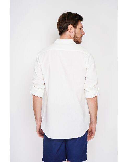 Chemise 100% lin Axel blanche