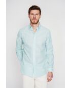 Chemise en coton Christophe jade
