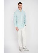 Chemise en coton Christophe jade