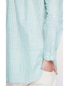 Chemise en coton Christophe jade