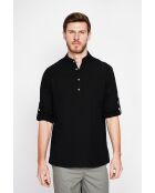 Chemise 100% lin Axel noire