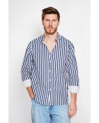 Chemise 100% lin Gontran marine