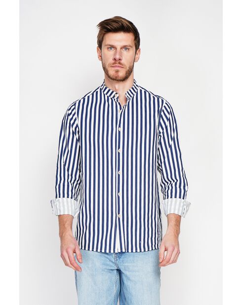 Chemise 100% lin Gontran marine