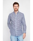 Marineblauw katoenen hemd van Gérald