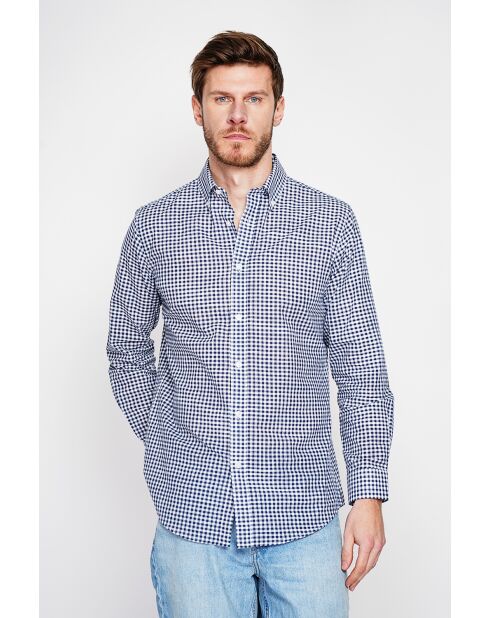 Marineblaues Baumwollhemd Gérald