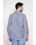 Marineblauw katoenen hemd van Gérald