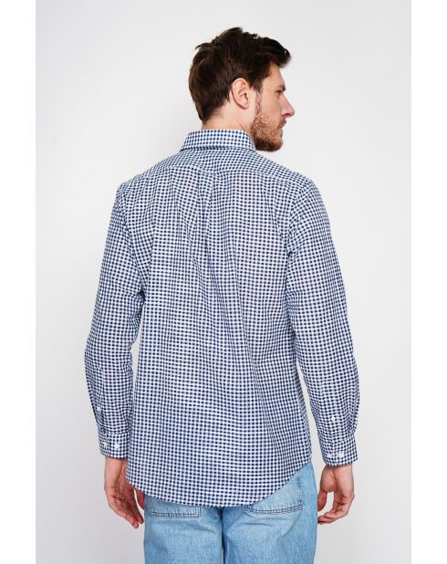 Marineblaues Baumwollhemd Gérald