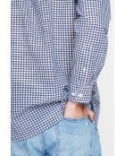 Marineblauw katoenen hemd van Gérald