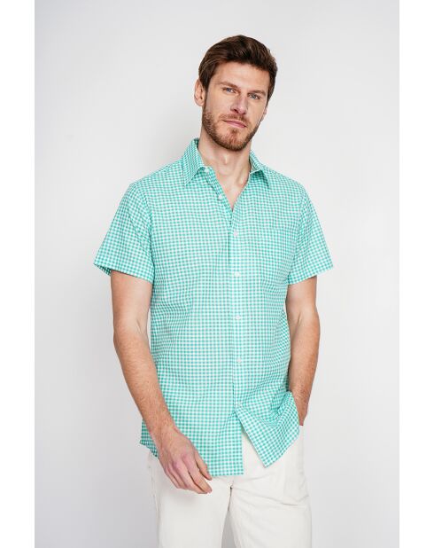 Chemise en coton Félix jade