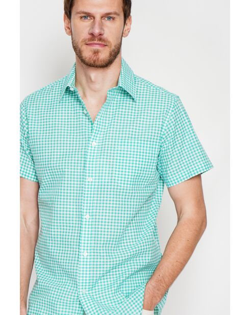 Chemise en coton Félix jade
