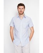 Marineblaues Baumwollhemd Gisulf