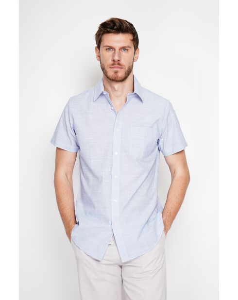 Marineblaues Baumwollhemd Gisulf