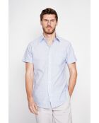 Marineblaues Baumwollhemd Gisulf