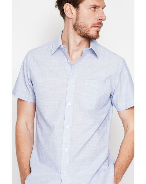 Marineblaues Baumwollhemd Gisulf