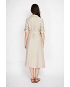 Robe chemise en Sophie lin