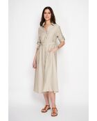 Robe chemise en Sophie lin