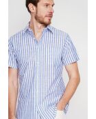 Marineblaues Baumwollhemd Gontran