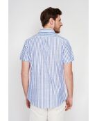 Marineblaues Baumwollhemd Gontran